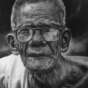 Old man (charcoal)